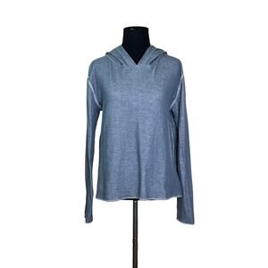 Gap blue long sleeves light hoodie sweatshirt size small